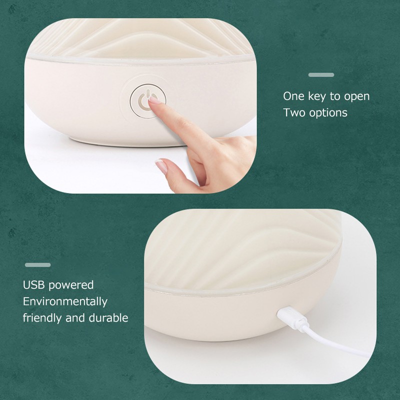 Humidifier Mini Desktop Aromatherapy 1800mAh USB Atmosphere Lamp 700ml Large