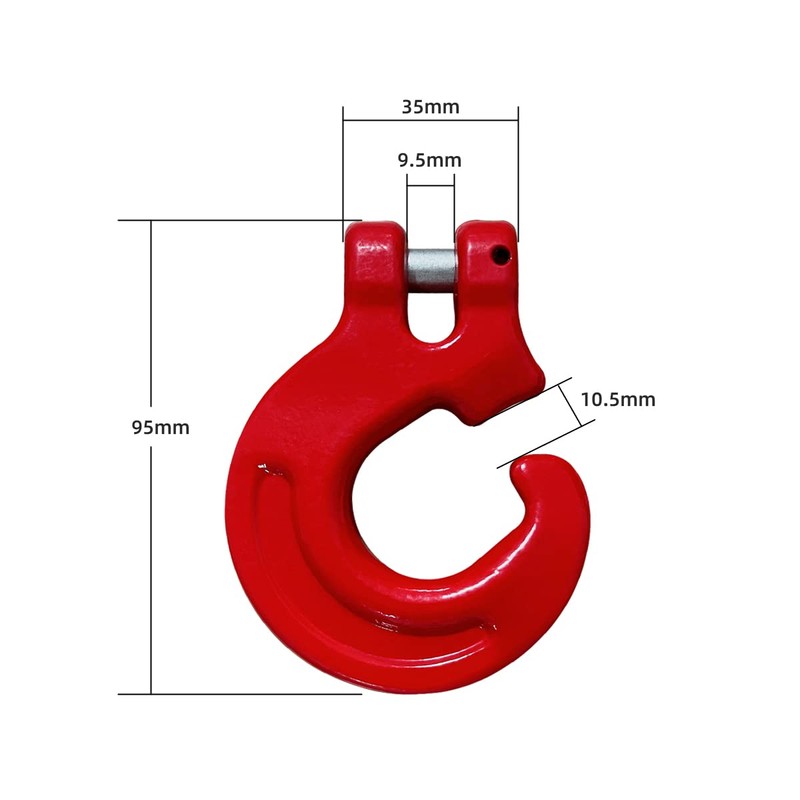 2Pack G80 Chain Hook 5/16" Logging Chain Choker Hook with