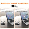 ZOWEETEK Smart Card Reader, CAC Card Reader Military, Compatible with