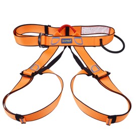 Azarxis Climbing Harness, Safety Harness, Rock Climbing, Climbing Safety Belt, Half Body Harness, Gear Rank, High Strength, Adjustable, Rescue, Rock Climbing, Aerial, Rappelling, Outdoor Activities