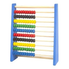 Ábaco Didáctico Madera 10 Filas HDC Para Niños 3 Años Montessori                                                                                      
