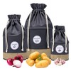 MERAKI HOME Potato Onion Garlic Storage Containers - Farmhouse Kitchen