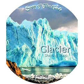 Glacier - All Natural Shaving Soap for Men and Women. Moisturizing and Nourishing with Kokum Butter and Coconut Oil.