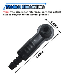 4PCS Brake Fluid Bleeder Bleeding Connectors, Car Oil Pumping Pipe Nipple Connector Quick Exchange Tool, Brake Oil Changer Brake Bleeder Adapter Kit for Car Truck Brake System Bleeding Tools (Black)