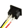 FILSHU IEC320 C14 Panel Mount Plug Adapter AC 250V 15A