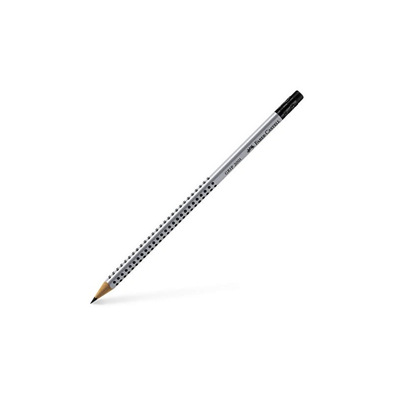 FABER-CASTELL Grip 2001 117291 Pencil Set, Two Pencils Hardness B