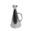 Ilsa 383 – Steel Anti-Spill Oil Bottle, Silver 1/4 l