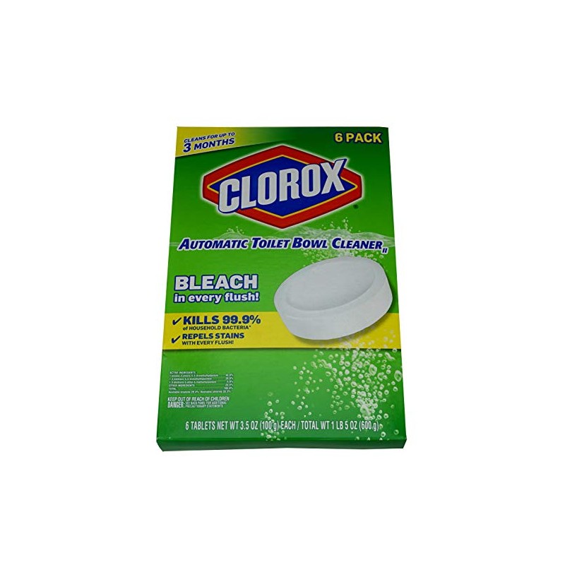 Clorox Automatic Toilet Bowl Cleaner, 6 Count