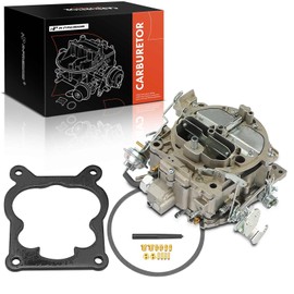 A-Premium 4 Barrel Carburetor Compatible with 1901R Rochester Quadrajet 4MV Chevy GMC Truck - Big Small Block 350 327 396 400 402 427 454 Engines - 1901-GG 4-BBL Manual Divorced Choke 750 CFM