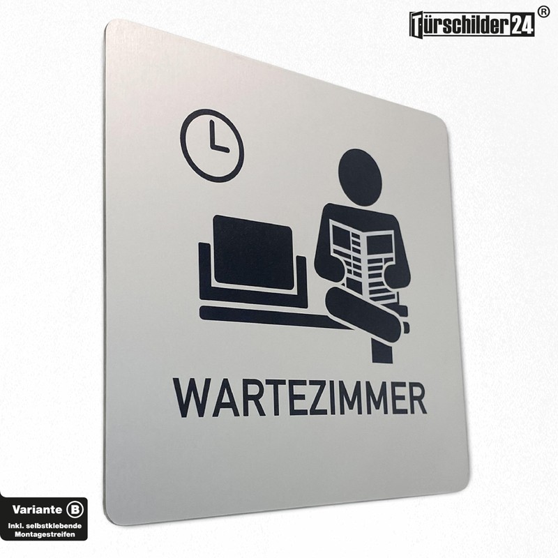 Türschilder24 XXL Door Sign 125 x 125 mm Workshop 1.5
