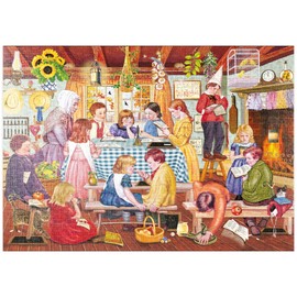 MyPuzzle Historische Dorfschule – Klassenzimmer des 19. Jahrhunderts - Premium 1000 Teile Puzzle - MyPuzzle Sonderkollektion von Puzzle Galaxy