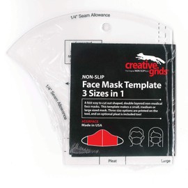 Creative Grids Face Mask Template 3 Sizes in 1 - CGRFACE