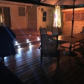 FVTLED LED Deck Lights Kit, Pack of 10 Low Voltage LED Step Stair Lights Φ1.97 Outdoor Garden Yard Decoration Lamp Recessed Landscape Pathway Step Stair Cold White LED Lighting, Bronze