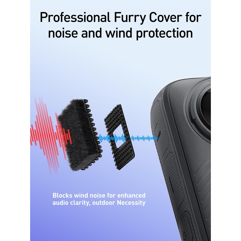 Mic Wind Muff for Insta360-8Pcs Wind Muff for Insta360 X3