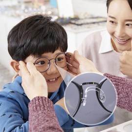 COHEALI 5 Pcs U-Shaped Glasses Nose Pads, Soft Silicone Bridge Strap Replacement for Eyeglasses, Non-Slip Screw-in Nosebridge Pads for Adults and Kids, Universal Eyewear Repair Kit, Large Clear