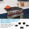 WB02X24790 Grate Rubber Feet for GE Gas Stove Parts, Rubber