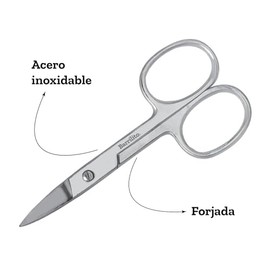 Barrilito Tijera Profesional Manicure Acero Inoxidable 20cm