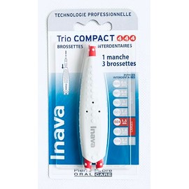 Inava Interdental Brushes Trio Compact (4.4.4) 1.5 mm