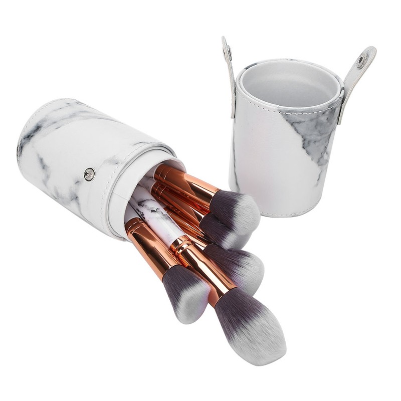 10Pcs Makeup Brush Eyelash Blush Brush set with Storage Holder