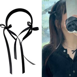 TQUXNGA Hübsches Haarband, Requisiten, Schleife, Stirnband, Party, Kopfschmuck, Doppelschleife, Stirnband für Musikfestivals