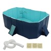 Okuyonic Backyard Pool, Foldable Swimming Pool Portable Ample Space Thick