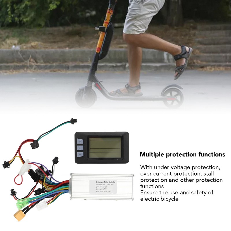 48V 60V 500W Controller Waterproof Electric Scooter Controller with Display
