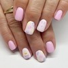 24Pcs Easter Press on Nails Short Square Fake Nails Easter