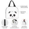 Hulnulnu Panda Kawaii Lunch Bag, Waterproof, Reusable, Durable, Stylish, Aluminum