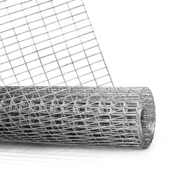 Fencer Wire Galvanized Welded Fence Wire 16 Gauge Mesh Size 1" x 1/2" (48-Inch x 50 ft.)