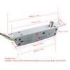 Focket DC12V Electric Deadbolt Lock, 5 Lines Electric Deadbolt Lock
