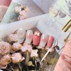 Shy Pink Cheek Nail Tips - Oval / 부끄부끄 핑크