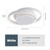 Goeco Ceiling Light White Colour, 32 W 2350 LM Modern