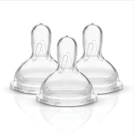 Medela | Tetinas de Repuesto | Biberones Medela | Flujo Medio: para Bebés de 4-12 meses | Contiene: 3 piezas