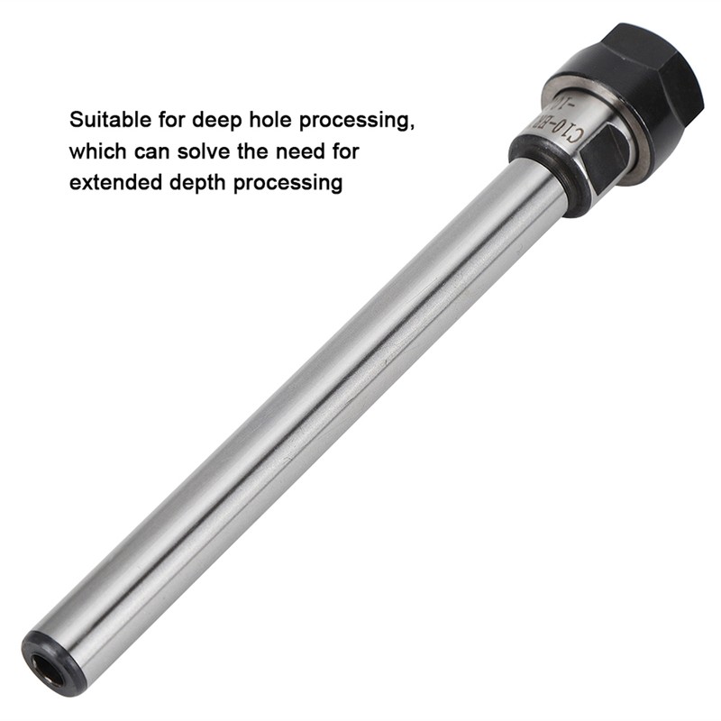 Collet Chuck Holder Chrome Molybdenum Alloy Steel Straight Extension Rod