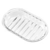 InterDesign Plastic Bar Soap Holder for Bathroom, Shower - Round,