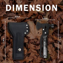 PODMemory Multitool Hammer For Husband, Multitool Camping Hammer For Dad, Multiltool Camping Gift, Gifts For Father's Day: Best BoyFriend Ever