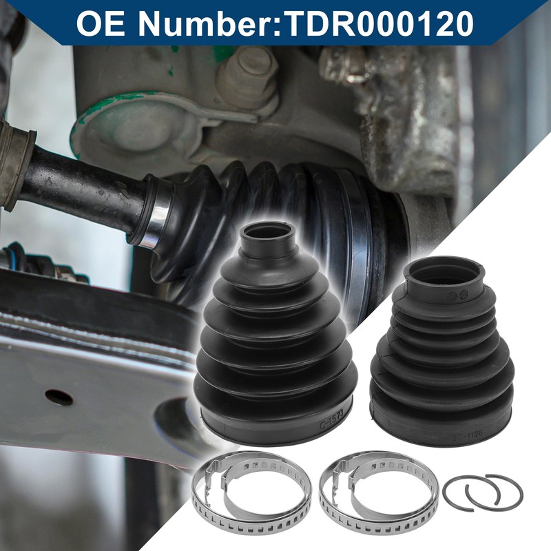 Hihaha No.TDR000120 CV Joint Boot Kit W/Clamps for Land Rover