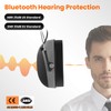 Bluetooth Hearing Protection NRR 25dB Integrated Microphone,Hands-Free Noise Cancelling Headphone