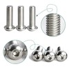 M6-1.0 x 100mm Button Head Socket Cap Screws, Stainless Steel