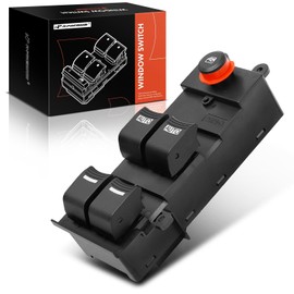 A-Premium Master Power Window Switch Compatible with Acura MDX 2007 2008 2009 2010 2011 2012 2013, Front Left Driver Side, Replace# 35750STXA01ZA