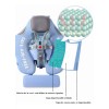 Mambobaby Anillo De Natación Para Bebé No Inflable Con Dosel