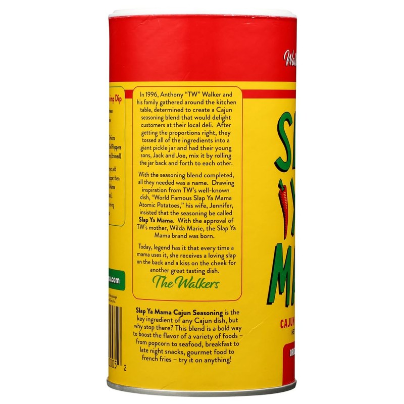 Walker & Sons Slap Ya Mama Cajun Seasoning, 16 Ounce