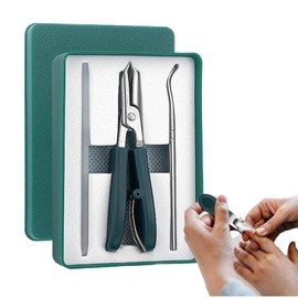 Curved Nail Clippers, Thick Toenail Clippers, Anti-Splash, Heavy Duty Trimmer, Stainless Steel Manicure Set, Travel Pedicure Tool For Thick Nails