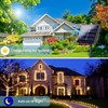 Extra-Long 144FT Solar String Lights for Outside, 2 Pack 400LED