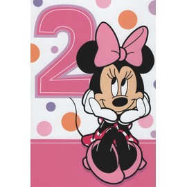 Heartline by Hallmark Minnie Mouse Happy 2nd Birthday Card for Girl