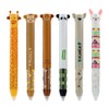 Set of 6 Erasable Gel Pens with Thermosensitive Erase Ink,
