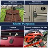 Fingerprint Padlock Lock with Key Backup, Biometric Metal Keyless Thumbprint