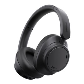 TONEMAC H7 Active Noise Cancelling Headphones, Wireless Over-Ear Bluetooth, 80H Long Playtime, ANC Hi-Fi Audio, 40 mm Big Bass, Comfortable Fit, Clear Calls, Bluetooth 5.3