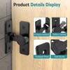 Heavy Duty 90 Degree Barn Door Lock, Zinc Alloy Security