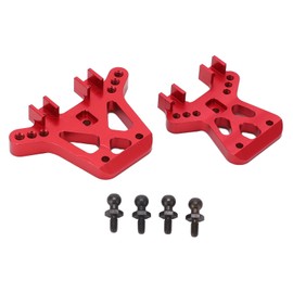 Aluminum Alloy Front and Rear Shock Tower RC Car Upgrade Parts Accessories for Traxxas LaTrax Teton 1/18Red